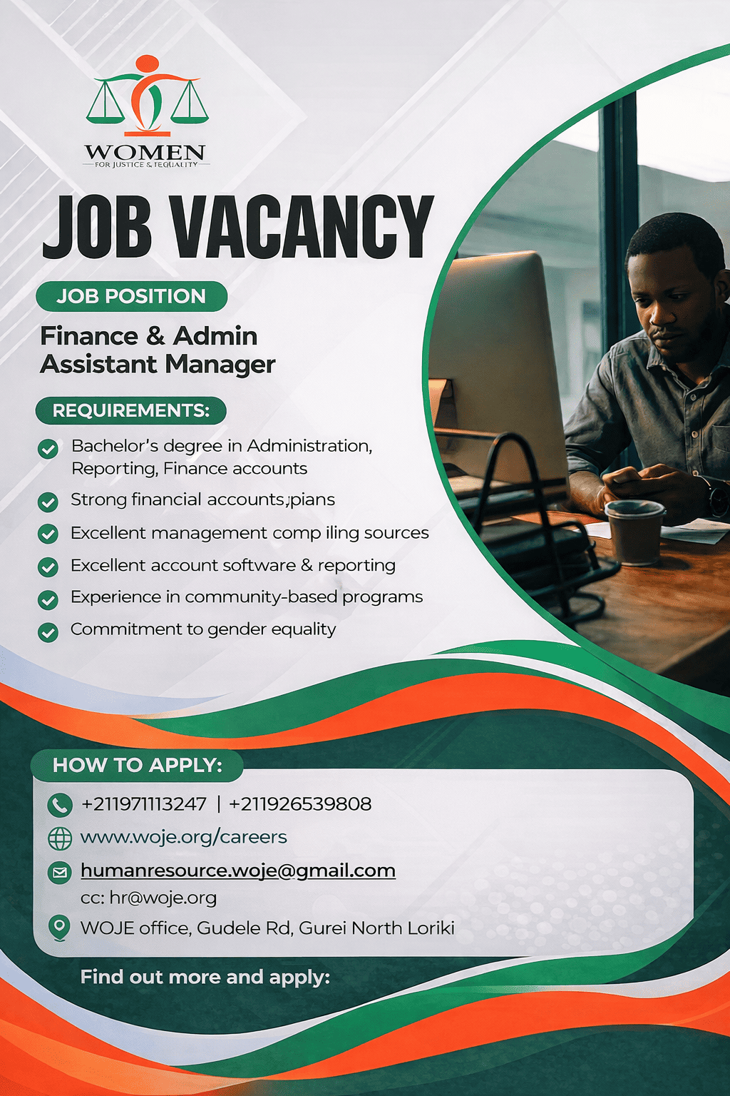 Join Our Team: Finance and Admin Assistant Manager